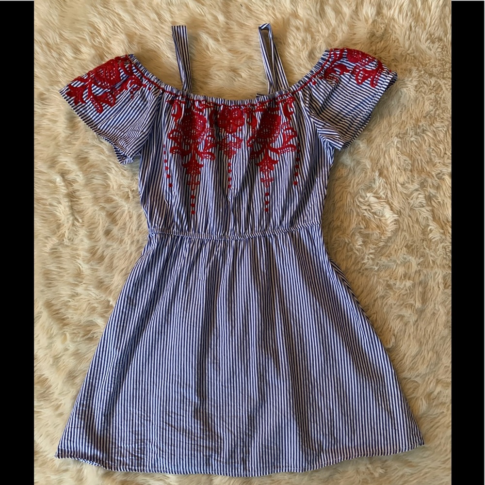 Off the Shoulder Smocked Dress